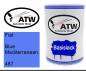 Preview: Fiat, Blue Mediterranean, 487: 500ml Lackdose, von ATW Autoteile West.